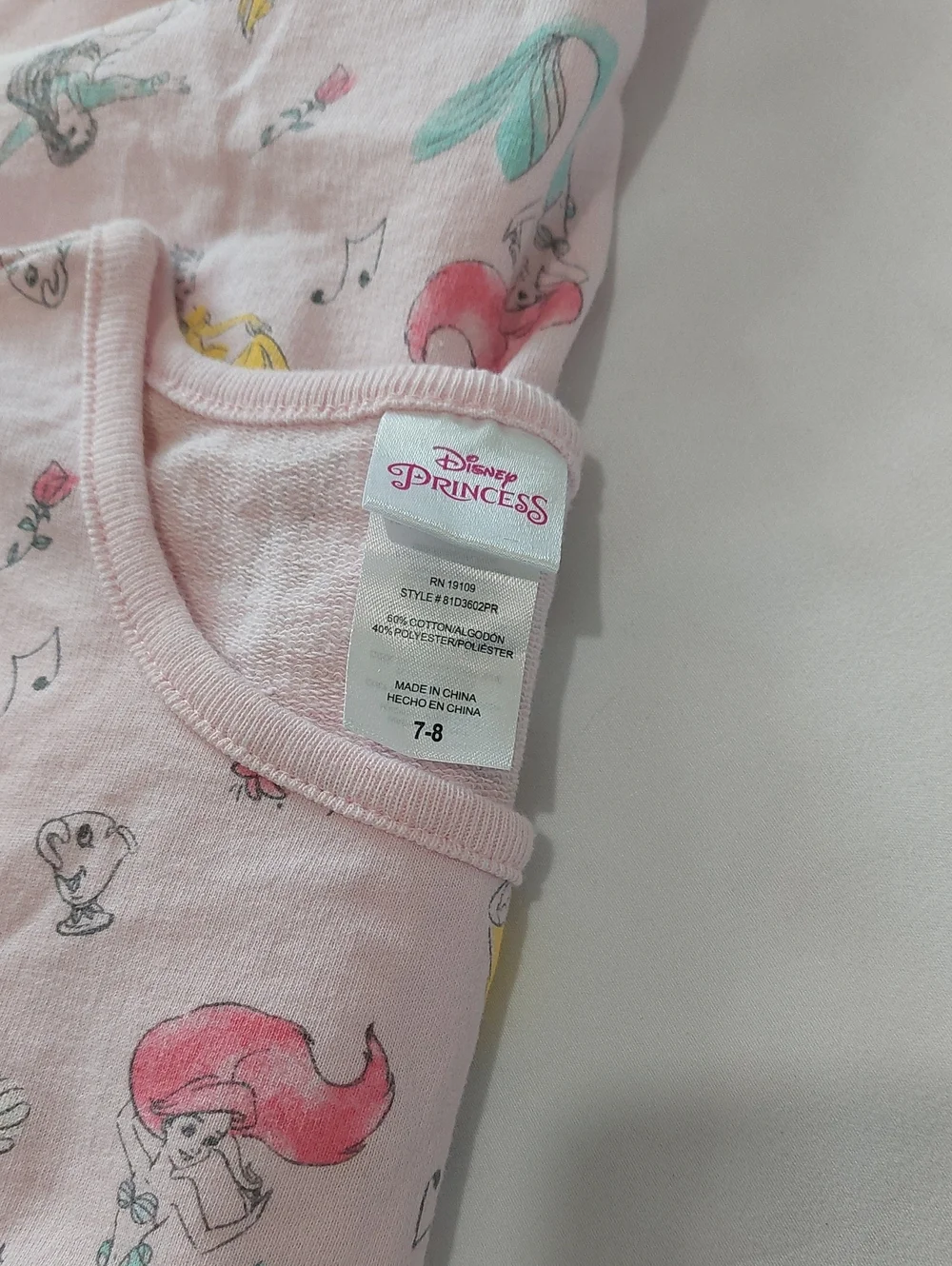 Disney Pricness Pink Princess Character Skater Dress.Size 7,8